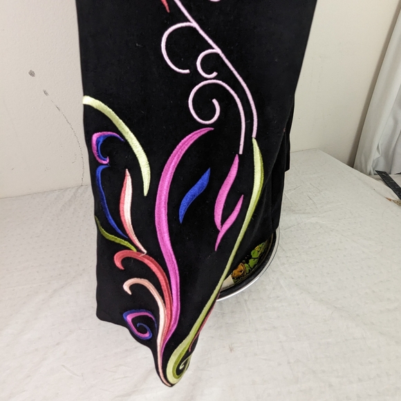 Psalm: CIV Black Blazer with Embriodered Lapel and Sleeves Size 12. Bag 7 - Picture 7 of 15